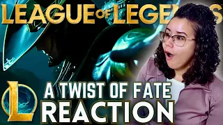 THIS IS LEAGUE OF LEGENDS?! | First Time Reacting to League of Legends Cinematic - A Twist of Fate