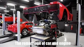 Prins Classics - Ferrari Testarossa disassembling / reassembling engine