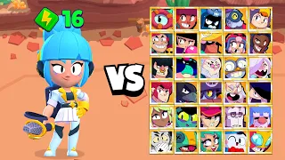 Boss Janet VS All Brawlers | Brawl Stars Boss Brawler