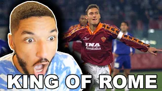 American FIRST REACTION TO FRANCESCO TOTTI - THE KING OF ROME