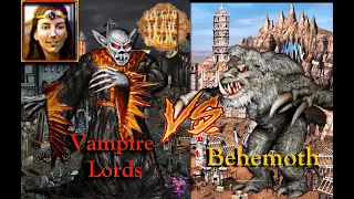 HoMM 3 Necropolis | 20 Vampire Lords vs 40 Behemoth | Luna is Insane !