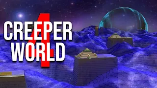 SURVIVING FROM ONE LITTLE SHIELD! - CREEPER WORLD 4