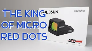 Holosun HS407k review! Best micro red dot?