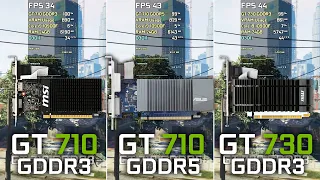 GT 710 DDR3 vs GT 710 GDDR5 vs GT 730 DDR3 | GTA V