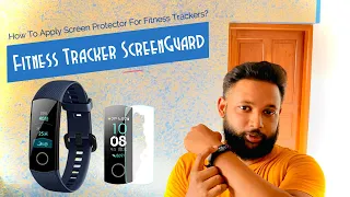 How To Apply Screen Protector For Fitness Trackers? | Best Screen Guard for Honor Band 5 & Mi Band 6