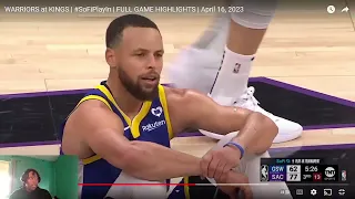 WARRIORS at KINGS | #SoFiPlayIn | FULL GAME HIGHLIGHTS | April 16, 2023 Reaction