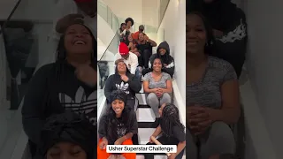 DDG family does Usher Superstar Challenge 😂❤️#hallebailey #ddg #woowop #usher #dubfamily