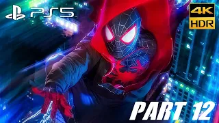 Spider-Man: Miles Morales PS5 4K HDR UHD- Walkthrough Gameplay Part #12 Playstation 5 LG CX OLED
