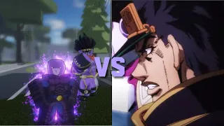 Jotaro in stand battlegrounds vs Anime