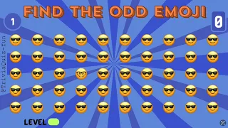 Find the ODD one out | Emoji Quiz 😍| Easy, Medium, Hard, Impossible 🔥🔍🥳🤯