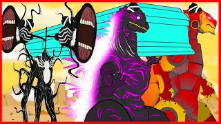 Godzilla Earth vs Siren Head | Swallow SHIN GODZILLA vs HULK - Coffin Dance Meme Cover