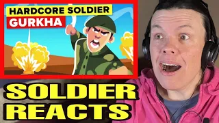 MOST Hardcore Soldiers - GURKHAS!! | (US Soldier Reacts) -The Infographics Show