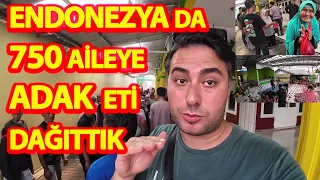 ENDONEZYA DA 750 AİLEYE ADAK ETİ DAĞITTIK- 3 BÜYÜKBAŞ TOSUNU 135 BİN TL YE ALDIK!#endonezya