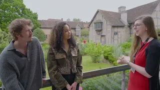 Hamnet | Madeleine Mantock and Tom Varey visit Shakespeare's Birthplace Trust