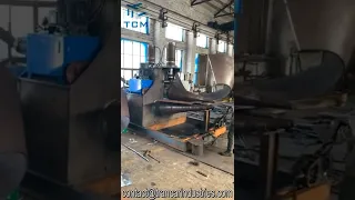 Trancar Industries steel cone bending equipment conical cone hydraulic rolling machine cone bender