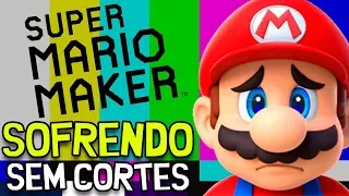 PASSANDO UM POUCO DE RAIVA NO MARIO MAKER SEM CORTES