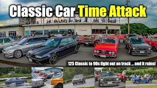 Classic Car Time Attack in Thailand! 125 Cars From 60s-90s Go Head To Head Against The Clock! Epic!