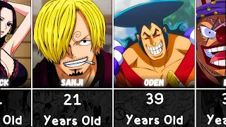 Age of One Piece Characters (Over 120 characters) | Who is the oldest characters ?