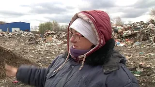 В Рыльске по-прежнему горит мусорный полигон