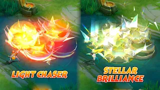 Perbandingan Skin Beatrix Light Chaser M4 VS Stellar Brilliance Prime Skin MLBB