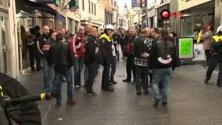 Hell's angels bezoeken jaarmarkt Sint Joep Sittard