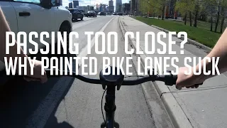 Testing the most dangerous roads | Why painted bike lanes suck