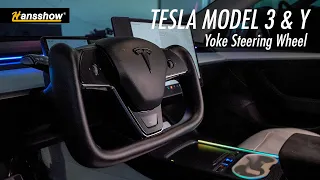 Finally OEM Yoke Steering Wheel for Tesla Model 3 & Y & Why You Need This Yoke Installation & Review