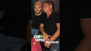 Leonardo e igual uma mula...dando coice. Kkkkkkkkkk(2)