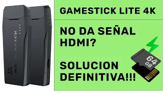 GameStick Lite 4k Resolver problema de conexión y señal HDMI  SOLUCION DEFINITIVA!