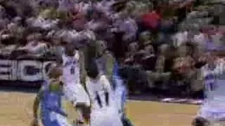 Ronnie Price Alley Oop over Nuggets