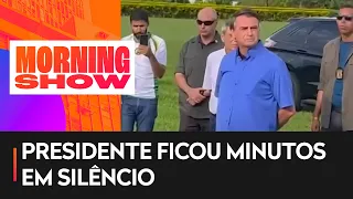 Bolsonaro reaparece 24 horas antes da diplomação de Lula