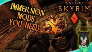 THE IMMERSION IS SO IMMERSIVE! 2021! | SKYRIM VR TOP 10 MODS