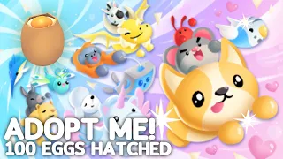 Hatching 100 New Cracked Eggs In Adopt Me To Get The New Legendary Pets! Roblox Adopt Me