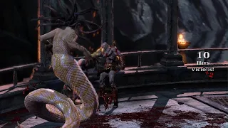 Medusa gore kill. (GAMEPLAY) God of War III Remastered