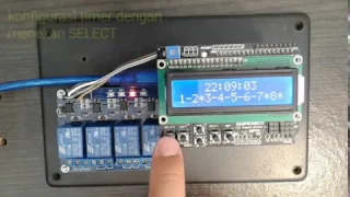 Arduino Timer Relay with RTC & LCD Keypad Shield