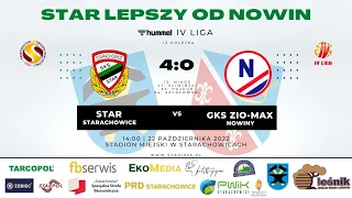 Star Starachowice - GKS Zio-Max Nowiny 4:0 (1:0)  22.10.2022