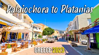 Driving from Palaiochora to Palatanias, Chania Crete, Greece 2023