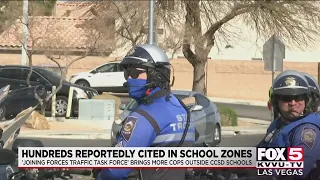 Multiple agencies ticket hundreds near Las Vegas schools in enforcement effort