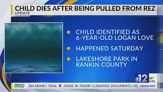 Child who died after being pulled from Rez identified