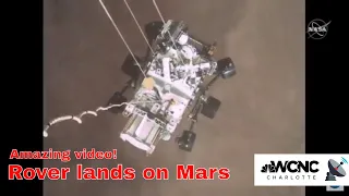 NASA reveals Mars rover landing video