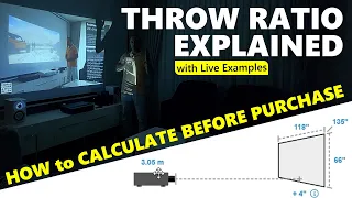 Projector Throw Ratio Explained (Detailed Guide with Examples)