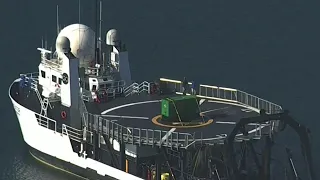 Dragon spacecraft arrives back into Port Canaveral after historic splashdown