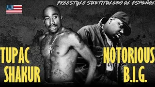 Tupac Shakur 🇺🇲 & Notorious BIG 🇺🇲 Freestyle (Sub Español)