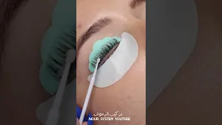 تقنية رفع الرموش بالتنت و تركيب الvolume || extention de cils💍💐