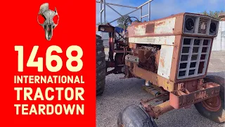 International Farmall 1468 V8 Tractor Teardown!