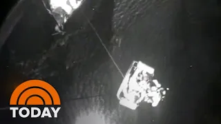 Coast Guard Rescues Man Who Fell Off Boat And Was Bitten By A Shark