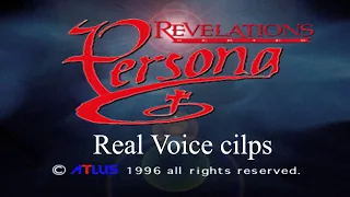 Revelations: Persona english voice clips
