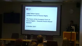 Judge Robert Spano: The future of the European Court of Human Rights