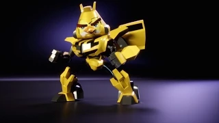 Angry Birds Transformers: Chuck as Bumblebee!