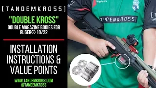 TANDEMKROSS "Double Kross" Install Video for Ruger 10/22 Magazines